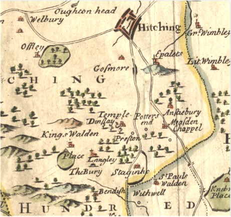 A 1675 map of the parish